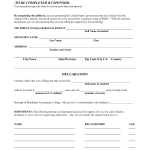 Affidavit Form Free