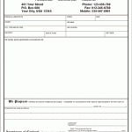Contract Forms For Business
