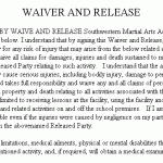 Waiver Of Liability Example