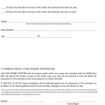 Eviction Letters For Tenants