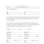 Example Bill Of Sale