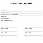 Free Vehicle Bill Of Sale Free Vehicle Bill Of Sale