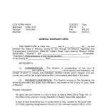 General Warranty Deed Sample