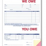 I Owe You Form I Owe You Form