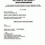 Letter Of Trust Letter Of Trust