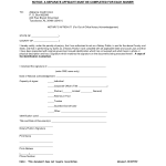 Notarized Affidavit Template