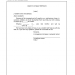 Sample Letter For Rent Increase