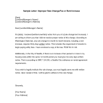 Sample Rent Increase Letter To Tenant 