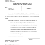 Affidavit Sample