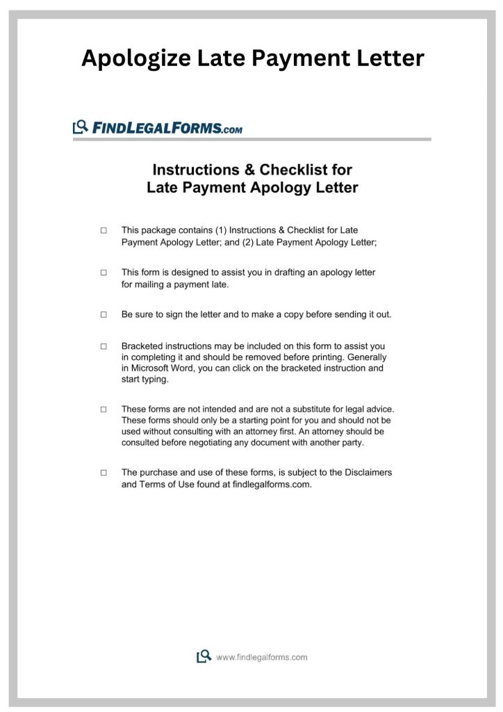 Apologize-Late-Payment-Letter Simple Apologize-Late-Payment-Letter Template