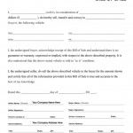 As Is Bill Of Sale Form