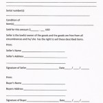 Bill Of Sale