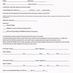 Bill Of Sale For Car