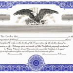 Blank Stock Certificates
