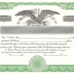 Blank Stock Certificates