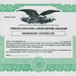 Blank Stock Certificates