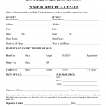 Boat Bill Of Sale