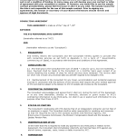 Business Agreement Contract