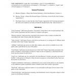 Business Agreement Contract