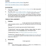 Business Agreement Contract