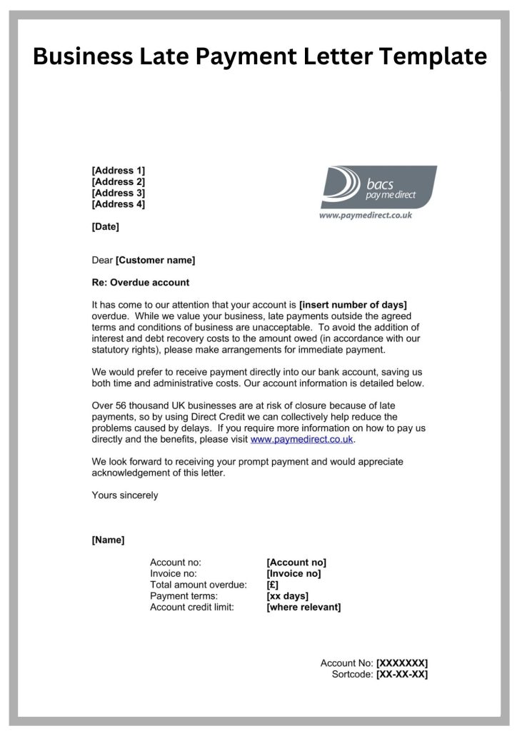 Business-Late-Payment-Letter-Template Simple Business-Late-Payment-Letter-Template Template