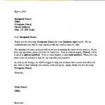 Business Letter Template