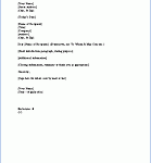 Business Letter Template