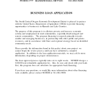 Business Loan Application Letter Sample