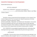 Buyout Agreement Form