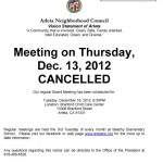 Cancellation Notice