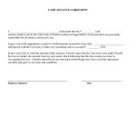 Cash Loan Agreement