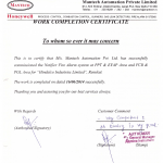 Certificate Of Work Completion Certificate Of Work Completion