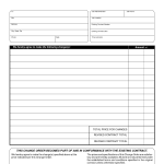 Change Order Form Template