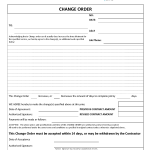 Change Order Template
