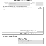 Change Order Template