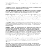 Consignment Contract