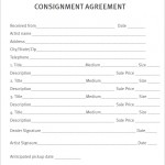 Consignment Form Consignment Form