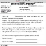Consignment Form Consignment Form