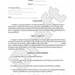 Construction Bid Form