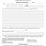 Contractor Bid Template