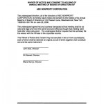 Corporate Minutes Sample