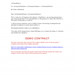 Demotion Letter Template