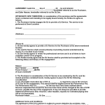 Dj Contract Agreement