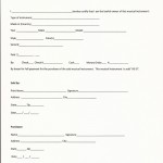 Equipment Bill Of Sale Template 