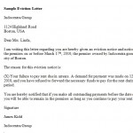 Eviction Letter