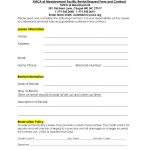 Facility Rental Contract Facility Rental Contract