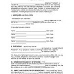 Free Will Document Template
