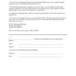 Hoa Proxy Form Template Hoa Proxy Form Template
