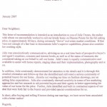 Home Purchase Offer Letter