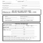 House Rental Application Form House Rental Application Form